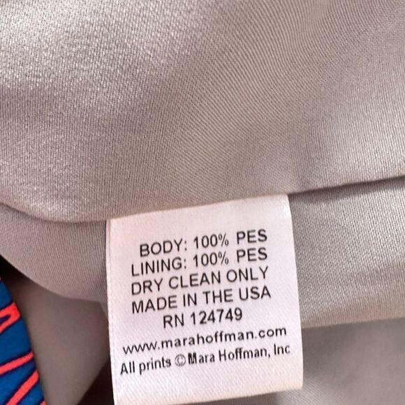 Mara Hoffman Neon Aztec Strapless Mini Cocktail Dress | Size 6 - Picture 10 of 10